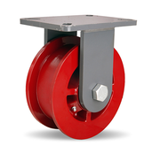 dbl flanged caster